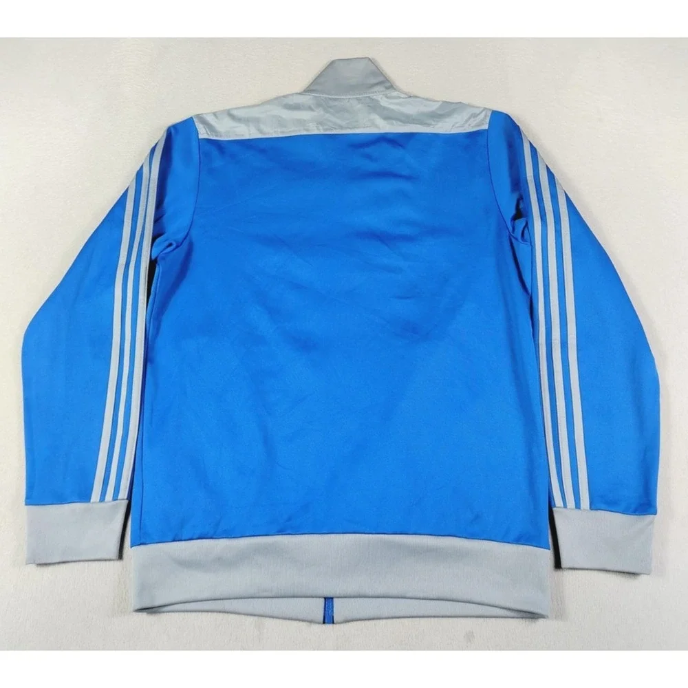 Tigres UANL‎ Track Jacket Mens Medium Blue Soccer Adidas Full Zip Top Warm Up